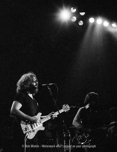 Jerry Garcia - Grateful Dead - Broome County Arena, Binghamton, NY - 11.6.77 - Bob Minkin Photography