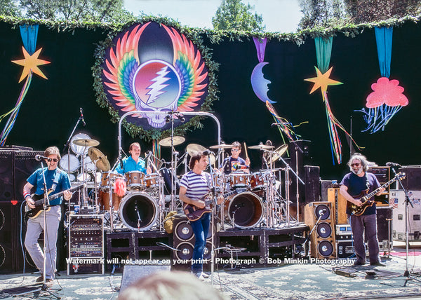 Grateful Dead - Frost Amphitheater, Palo Alto, CA - 5.2.87 - Bob Minkin Photography