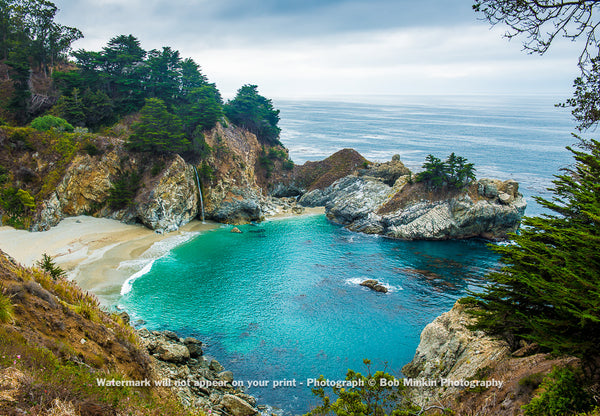 McWay Falls in Julia Pfeiffer Burns State Park—Big Sur - Bob Minkin Photography
