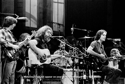 Jerry Garcia - Grateful Dead - Radio City Music Hall, NYC - October 1980 - Bob Minkin Photography