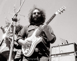 Jerry Garcia - Save the Whales Greenpeace Benefit, Pier 31, San Francisco, CA - 8.12.77 - Bob Minkin Photography