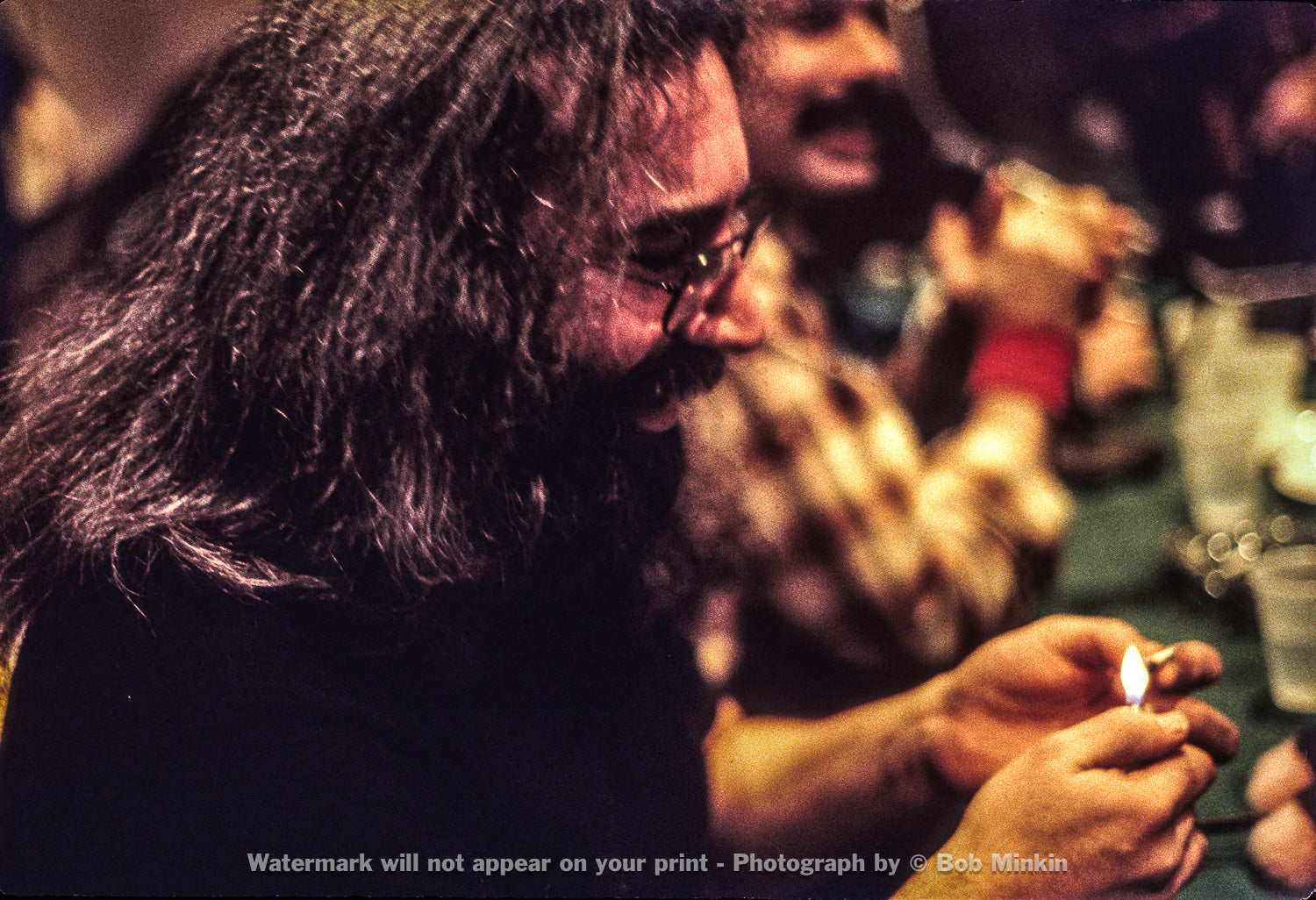 Jerry Garcia – Press Conference, Hilton Hotel, NYC - 1.9.79 - Bob Minkin Photography