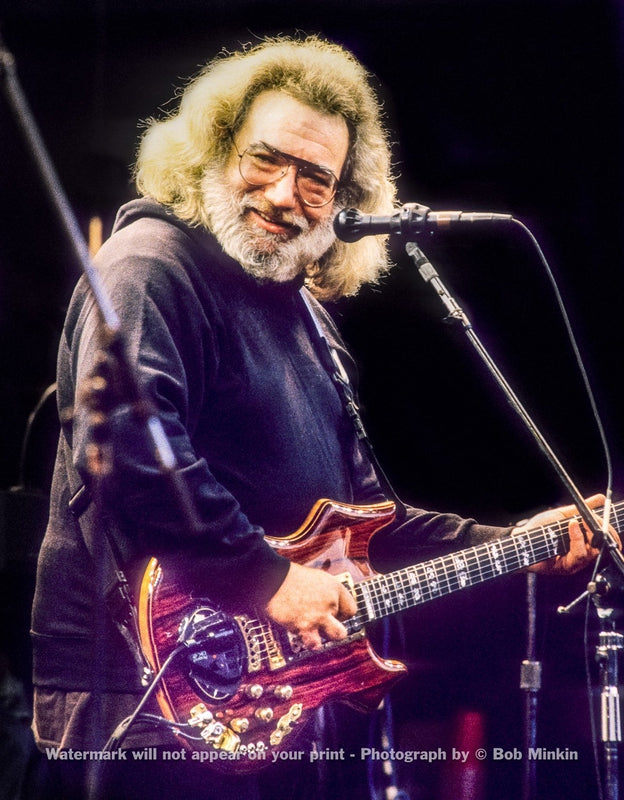 Jerry Garcia – Grateful Dead - Shoreline Amphitheatre, Mountainview, CA - 5.11.91 - Bob Minkin Photography