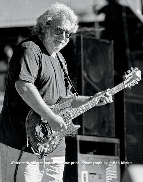 Jerry Garcia – Grateful Dead - Shoreline Amphitheatre, Mountainview, CA - 6.15.90 - Bob Minkin Photography