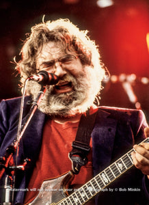 Jerry Garcia - Grateful Dead - Hershey Park, Hershey, PA - 6.28.85 - Bob Minkin Photography