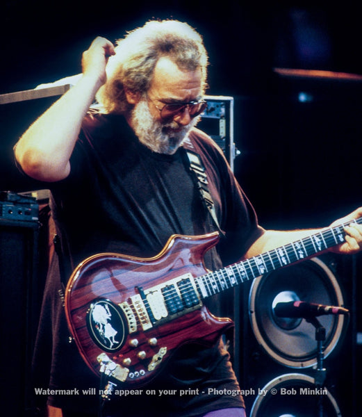 Jerry Garcia – Grateful Dead - Shoreline Amphitheatre, Mountainview, CA - 8.17.91 - Bob Minkin Photography