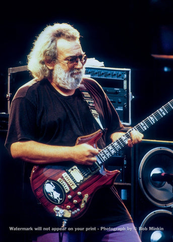 Jerry Garcia – Grateful Dead - Shoreline Amphitheatre, Mountainview, CA - 8.17.91 - Bob Minkin Photography