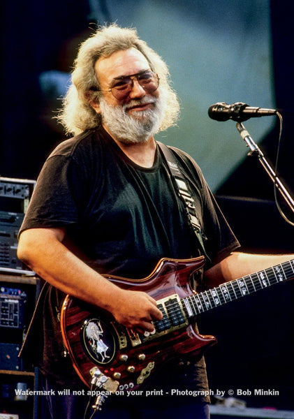 Jerry Garcia – Grateful Dead - Shoreline Amphitheatre, Mountainview, CA - 8.17.91 - Bob Minkin Photography