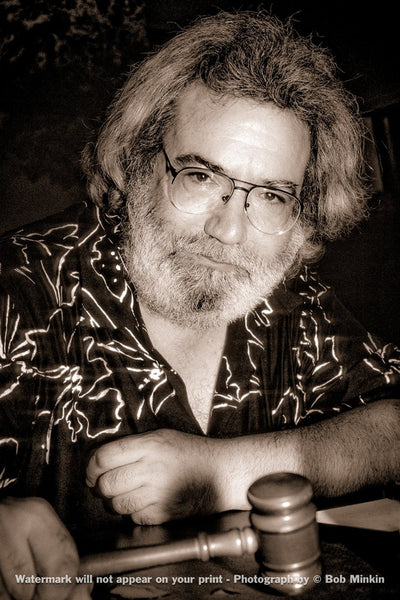 Jerry Garcia - Rainforest Conference - United Nations, NYC - 9.13.88 - Bob Minkin Photography