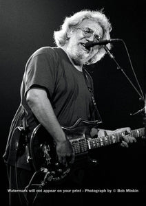 Jerry Garcia – Grateful Dead - Oakland Coliseum, Oakland, CA - 1.26.93 - Bob Minkin Photography