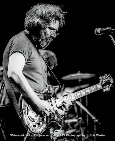 Jerry Garcia – Grateful Dead - Olympia Halle, Munich, Germany - 10.8.81 - Bob Minkin Photography