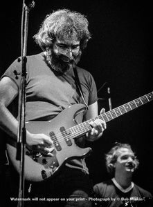 Jerry Garcia and Bill Kreutzmann – Grateful Dead - Melkweg Club, Amsterdam - 10.16.81 - Bob Minkin Photography