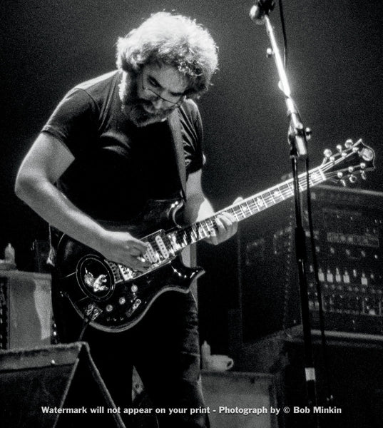 Jerry Garcia – Grateful Dead - The Forum, Copenhagen, Denmark - 10.8.81 - Bob Minkin Photography