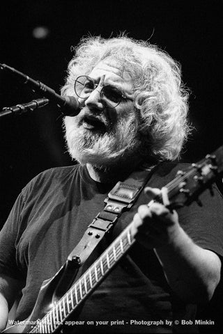Jerry Garcia – Grateful Dead - Oakland Coliseum, Oakland, CA - 12.11.94 - Bob Minkin Photography