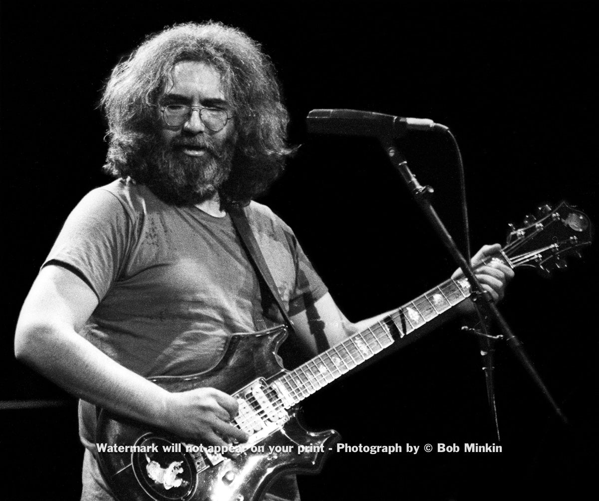 Jerry Garcia - Tower Theater, Upper Darby, PA 2.23.80 - Bob Minkin Photography