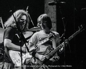 Jerry Garcia and Phil Lesh - Grateful Dead - Madison Square Garden, New York, NY - 1.8.79 - Bob Minkin Photography