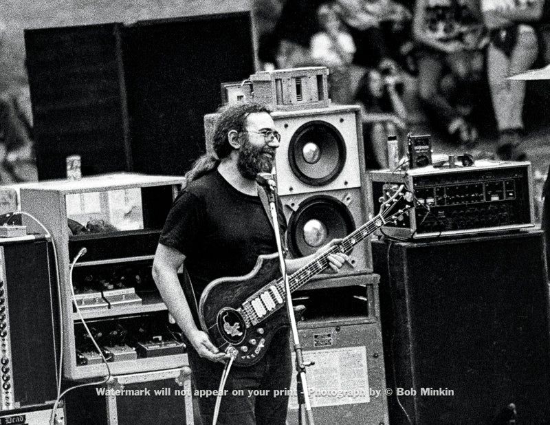 Jerry Garcia - Grateful Dead - Red Rocks Amphitheater, Morrison, CO - 8.12.79 - Bob Minkin Photography