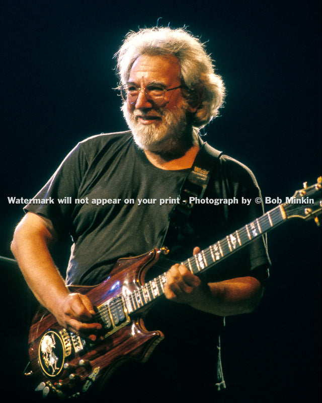 Jerry Garcia - Grateful Dead - Oakland Coliseum, Oakland CA - 12-17-92 - Bob Minkin Photography