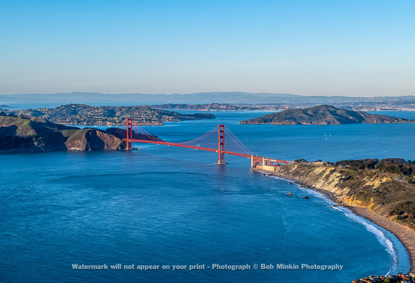 The Golden Gate on a Crisp Day - Bob Minkin Photography