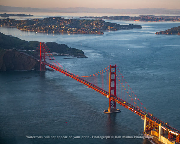 Golden Gate at the Golden Hour - Bob Minkin Photography