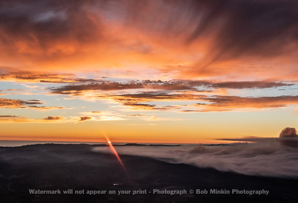 Last light over West Marin - Bob Minkin Photography