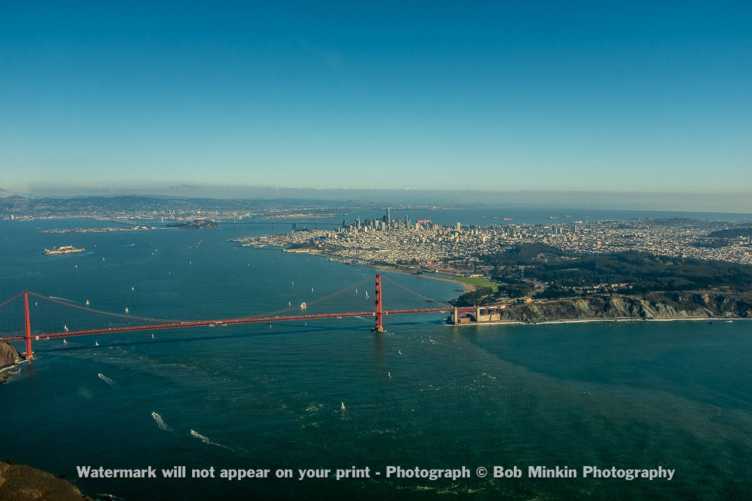 The Golden Gate and San Francisco II - Bob Minkin Photography