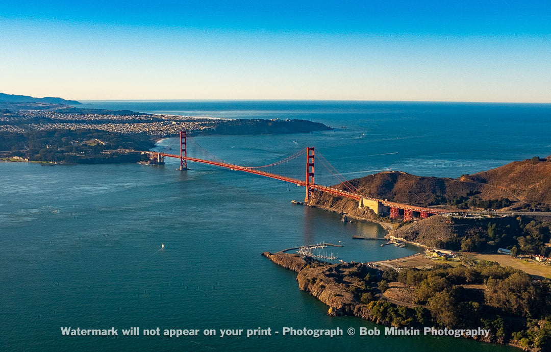 The Golden Gate and San Francisco I - Bob Minkin Photography