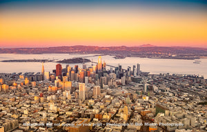 San Francisco—Golden Light and a Rainbow Sky - Bob Minkin Photography