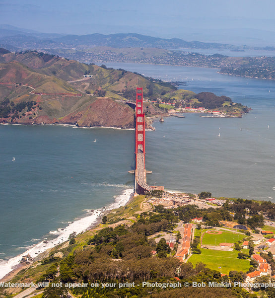 Golden Gate Bridge Perspective - Bob Minkin Photography