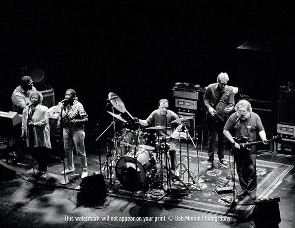 Jerry Garcia Electric Band  - Lunt-Fontanne Theatre, NYC - October 1987 - Bob Minkin Photography