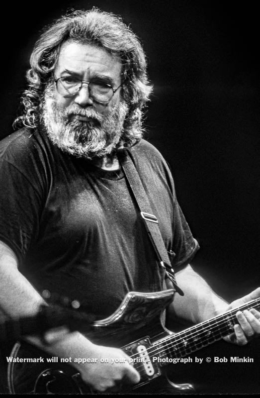Jerry Garcia - Grateful Dead - Madison Square Garden, New York, NY - 9.18.87 - 2 - Bob Minkin Photography
