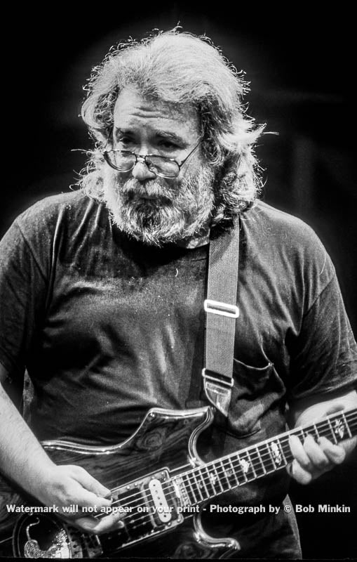 Jerry Garcia - Grateful Dead - Madison Square Garden, New York, NY - 9.18.87 - 1 - Bob Minkin Photography