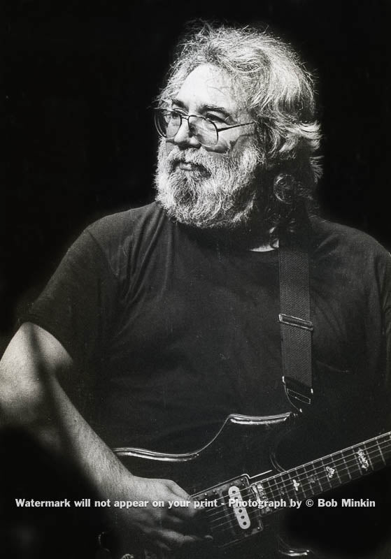Jerry Garcia - Grateful Dead - Madison Square Garden, New York, NY - 9.18.87 - Bob Minkin Photography