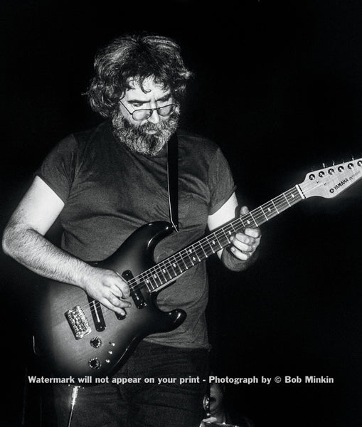 Jerry Garcia – Grateful Dead - Melkweg Club, Amsterdam - 10.16.81 - Bob Minkin Photography