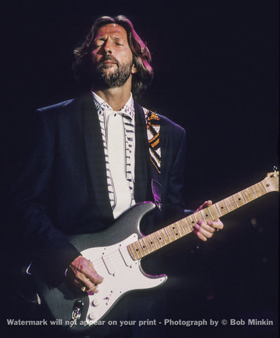 Eric Clapton -  Shoreline Amphitheater, Mountain View, CA - 5.5.90-4 - Bob Minkin Photography