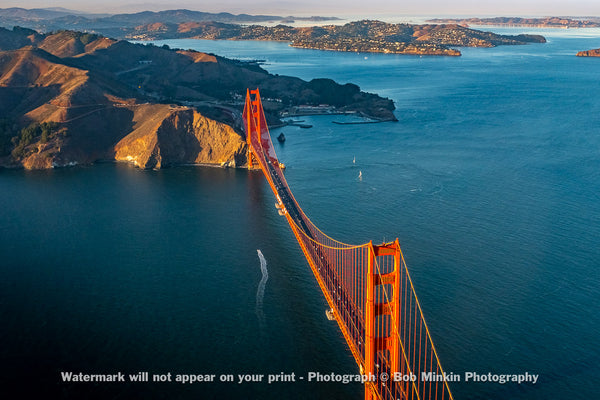 Sunset on the Golden Gate Bridge - Bob Minkin Photography