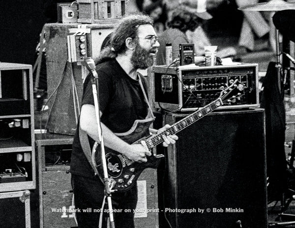 Jerry Garcia - Grateful Dead - Red Rocks Amphitheater, Morrison, CO - 8.12.79 - Bob Minkin Photography