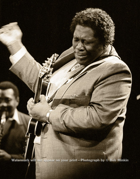 B.B. King - The Ritz, NYC - 3.12.87 - Bob Minkin Photography