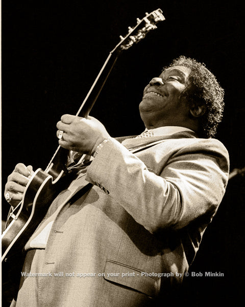 B.B. King - The Ritz, NYC - 3.12.87-2 - Bob Minkin Photography