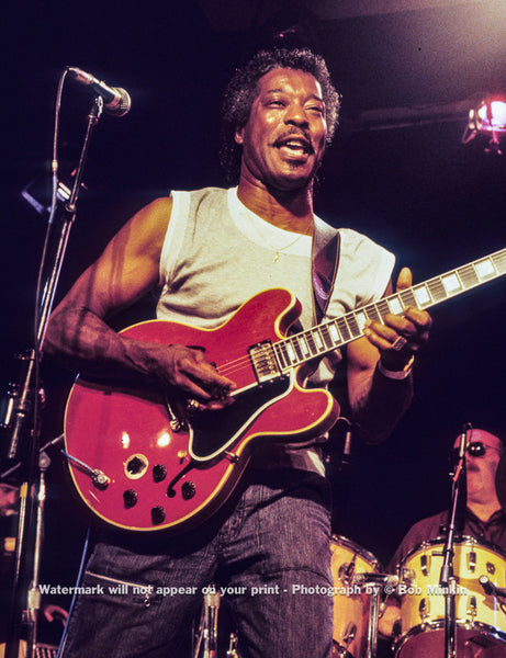 Buddy Guy - Antones, Austin, TX - July 1985 - Bob Minkin Photography