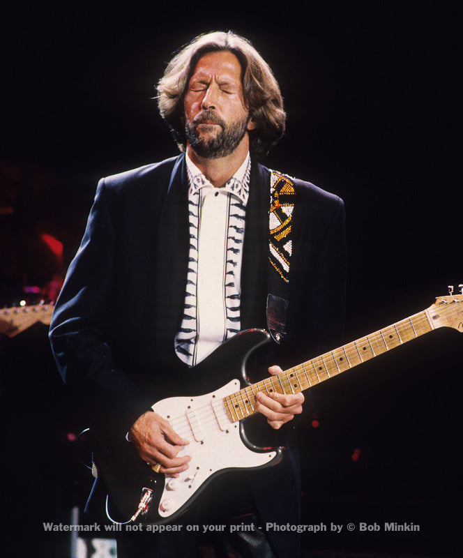 Eric Clapton -  Shoreline Amphitheater, Mountain View, CA - 5.5.90 - Bob Minkin Photography