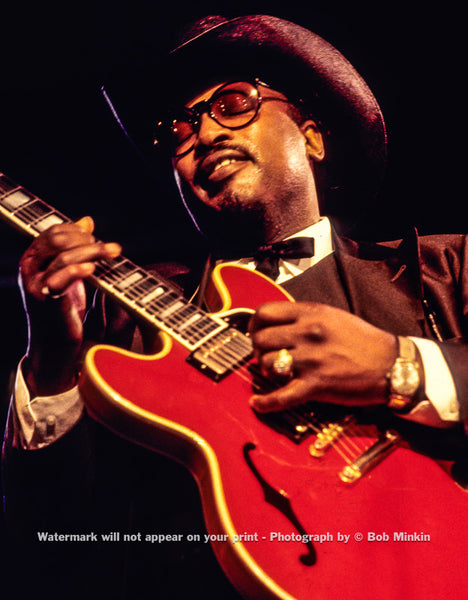 Otis Rush - Antones, Austin, TX - July 1985 - Bob Minkin Photography