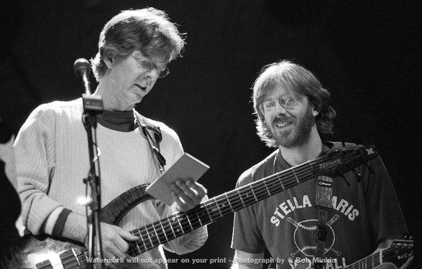 Trey Anastasio and Phil Lesh -  Warfield Theater, CA - 4.15.99 - Bob Minkin Photography