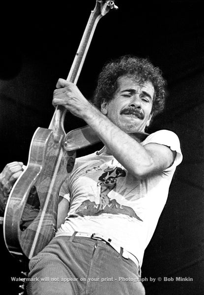 Carlos Santana -  The Pier, NYC - 7.8.81 - Bob Minkin Photography