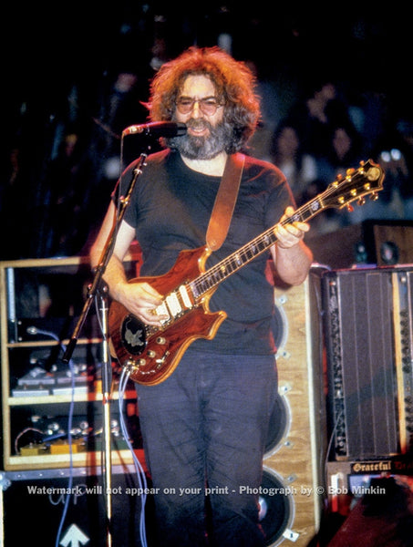 Jerry Garcia – Grateful Dead - Nassau Coliseum - 10.31.79 - Bob Minkin Photography