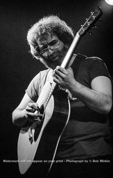 Jerry Garcia – Grateful Dead - Melkweg Club, Amsterdam - 10.16.81 - Bob Minkin Photography