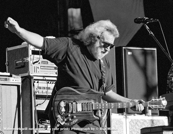 Jerry Garcia – Grateful Dead - Shoreline Amphitheatre, Mountainview, CA - 8.17.91 - Bob Minkin Photography