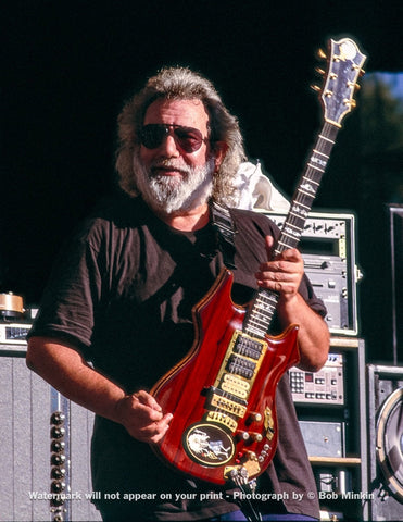 Jerry Garcia – Grateful Dead - Shoreline Amphitheatre, Mountainview, CA - 8.17.91 - Bob Minkin Photography