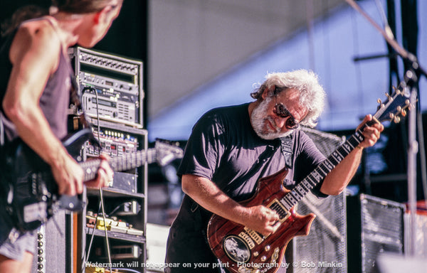 Jerry Garcia – Grateful Dead - Shoreline Amphitheatre, Mountainview, CA - 6.15.90 - Bob Minkin Photography