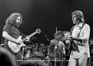 Jerry Garcia and Bob Weir  - Grateful Dead - Winterland, San Francisco, CA - 12.30.77 - Bob Minkin Photography